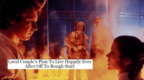 The Empire Strikes Back + Onion Headlines