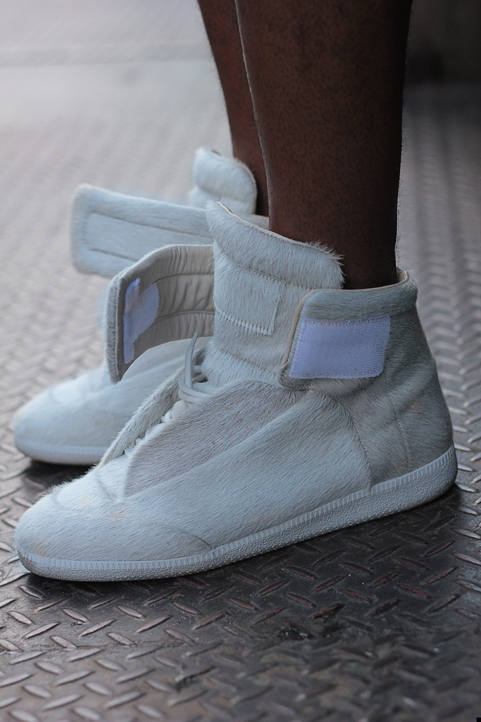 aagdolla:  White fur Margiela 
