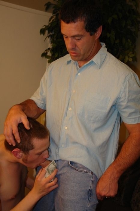 frankjr3206:  That’s right son, your doing a good job! I’ll give you an extra 20 In your allowance for making dad feel real good! Remember no teeth!!!!