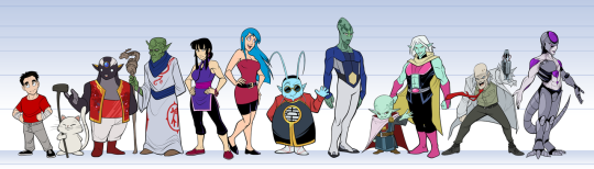 yondaimektabi:  DBZ Line-up by MichaelLeeLunsford