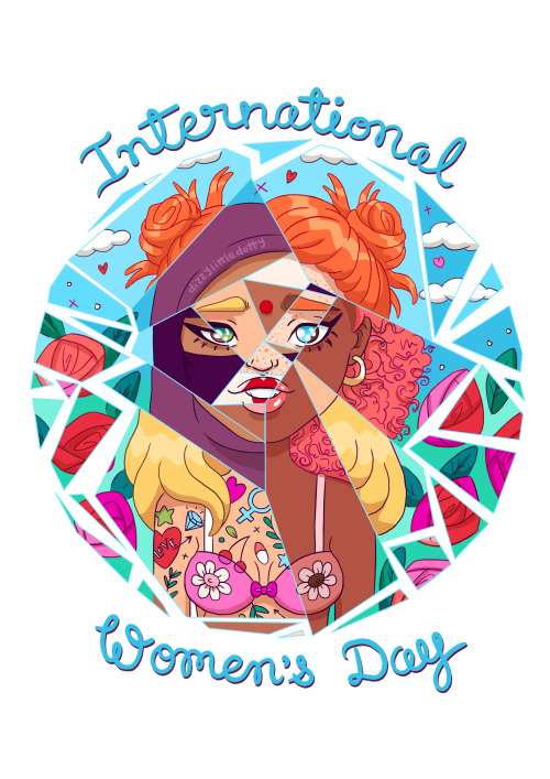 laurencarneyart: The new Illustration I did for international Women’s Day 2016.  If you p