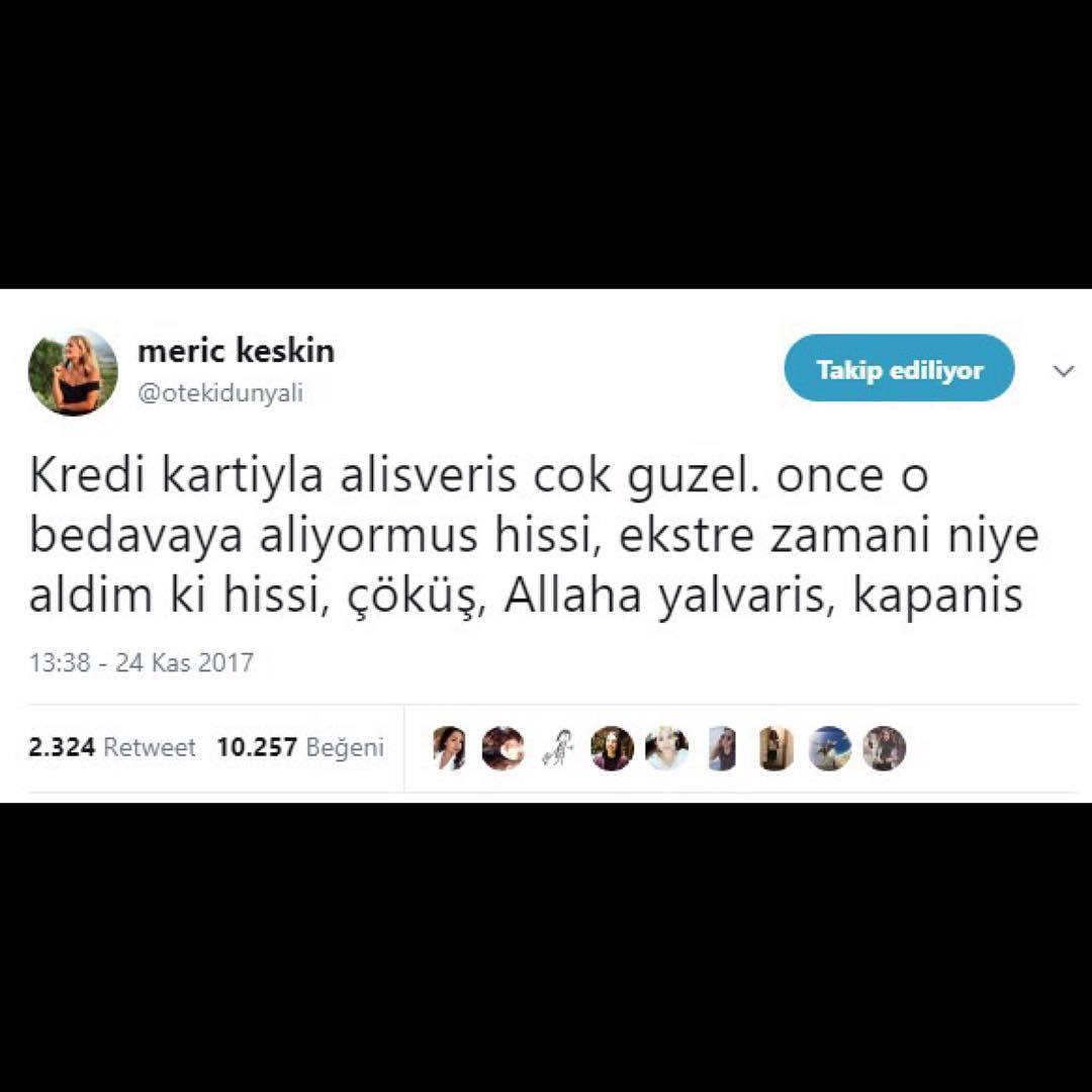 Kredi kartıyla alışveriş...