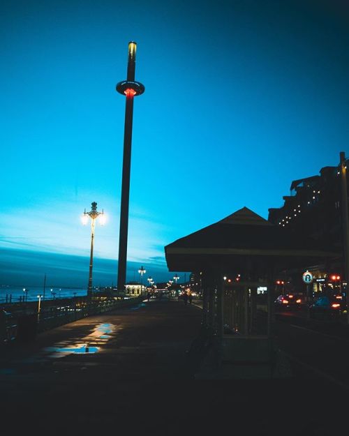 Blue hour in Brighton⠀⠀⠀⠀⠀⠀⠀⠀⠀⠀⠀⠀⠀⠀⠀⠀⠀⠀⠀⠀⠀⠀⠀⠀⠀⠀⠀Try to support local businesses in this tough time. 
