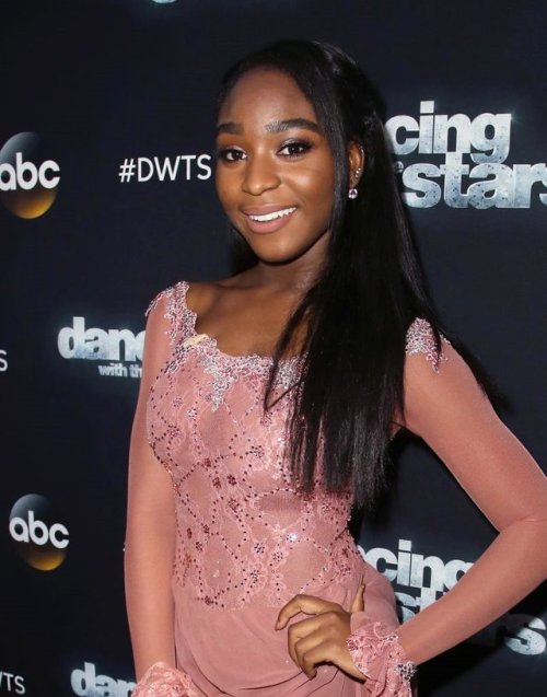 Normani backstage at #DancingWithTheStars