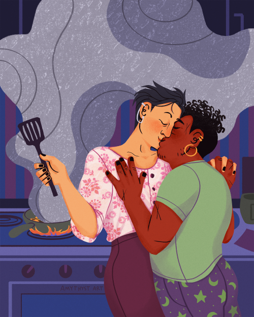 amythyst-art:happy valentines day!!i had so much fun drawing this piece for the penumbra podcast val