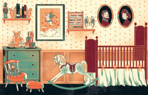 The children’s nursery.I was hoping to finish up all rooms of Morden Hall yesterday, as that w