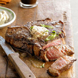 bhgfood:  Stout-Soaked Porterhouse: Bold,