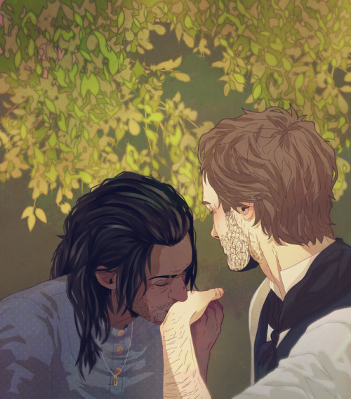 themightynyunyi:I’m not saying I drew this whole thing just to make Charles wear Arthur’s ring but I