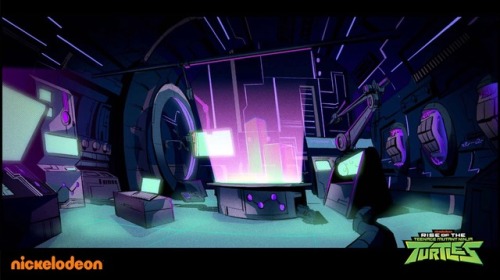 nickanimation:  Some of the gorgeous and electric backgrounds revealed at the SDCC Rise of the Teenage Mutant Ninja Turtles Panel!