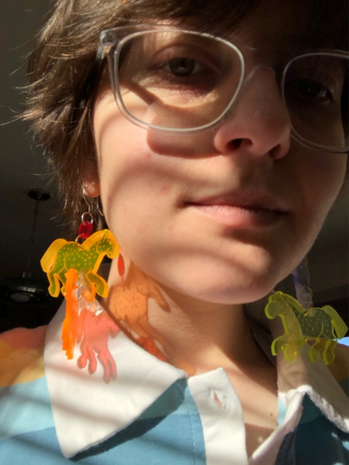 Another Jewlery Class Assignment, We Had To Make Something From Alternative Materials, I Used Theater