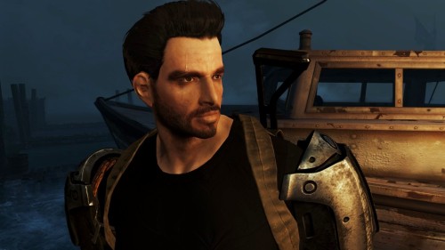 saiyuri-thedragonborn: Was trying to help defend Far Harbor, but then I got distracted by a cutie&he