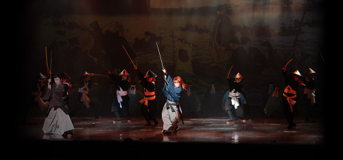 ilovetkrzuka:Stage Photos from Takarazuka Revue All-Female Rurouni Kenshin Musical 