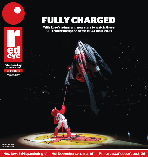 redeyedesigners:  FULLY CHARGED Rose and the Bulls are back.  Design: Jay St. Pierre  Thank God