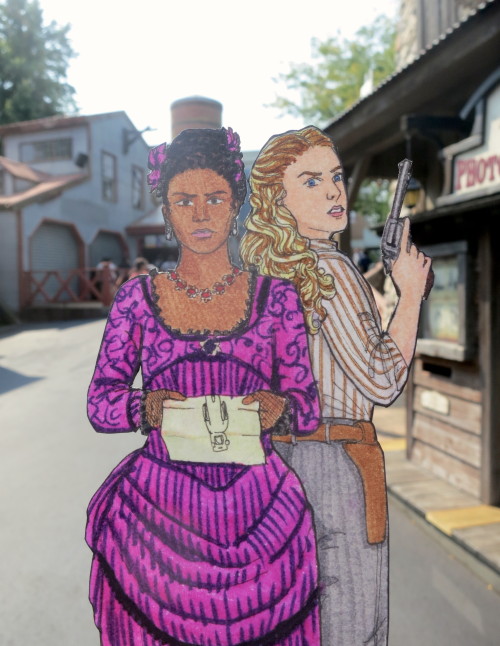 avoyagetoarcturus: Maeve and Dolores from Westworld Season 1 by my roommate’s request for Yeeh