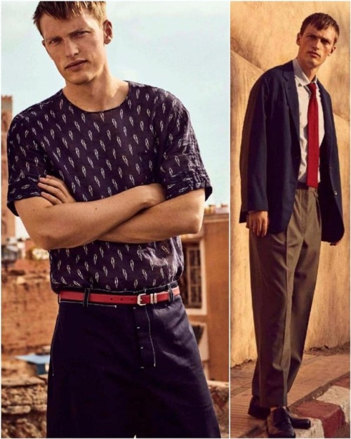 #FashionEditorial #MaleModel #VictorNylander in #Marrakech wearing looks from #DolceandGabbana #Mass