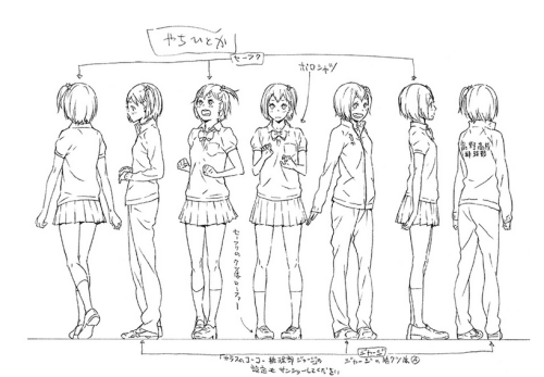 haikyuuoffical:Hitoka Yachi character design is out