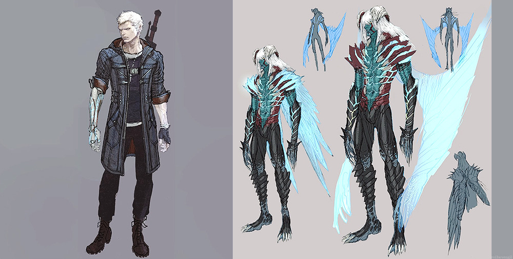 Проводники данте. Вергилий концепт арт. Vergil Devil May Cry 5 Concept. Dante DMC 5 reference. DMC 5 Concept Art.