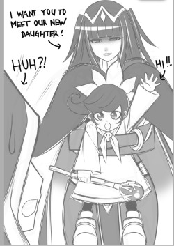 Jadenkaiba:  “Pleased To Meet You Dad!“ Preview Sketch Wip Of Tharja And Ashley