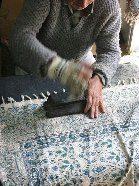 suzani: Tablecloth printing, Iran.