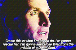 theclevertimelord:  one gif set per episode || doctor who  ↳ “bad wolf” : season 1, episode 12 