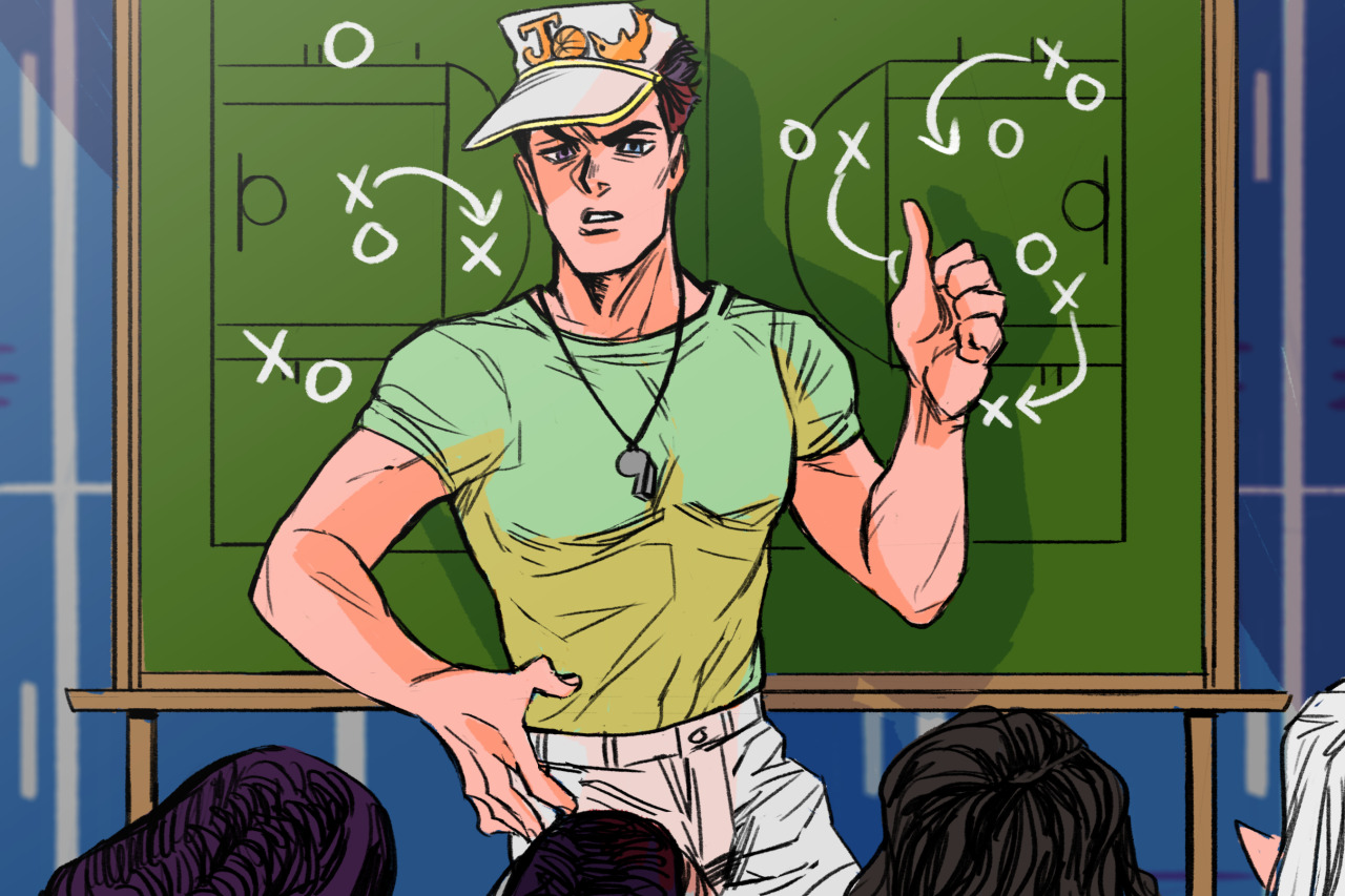 indyfalcon:  I really like drawing these jojo slam jams for some reason?????  