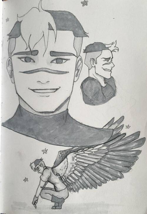 twitter doodle/sketch dump  my sketchbook is pretty much taken over by voltron (and watercast—holy s