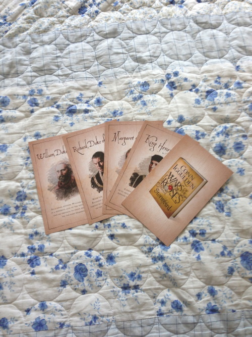 LOOK WHAT CAME IN THE POST FOR ME TODAY. :D  (ignore my shabby bedspread, I didn&rsquo;t have a tabl