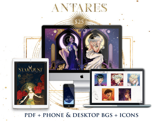 ✨Bundle Spotlight✨For $25, our Antares Bundle includes a pdf copy of the zine along with our gorgeou