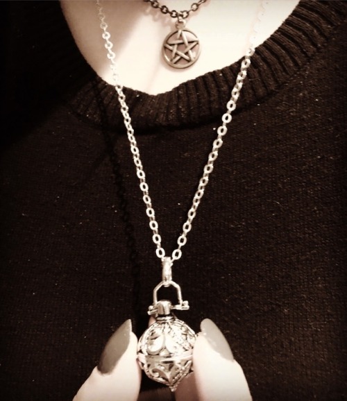 This is the best purchase I have ever made. Ever. It’s a harmony ball necklace by Eudora, and 