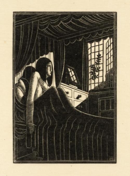 Eric GillAutumn Midnight ,1923Wood engraving on paper