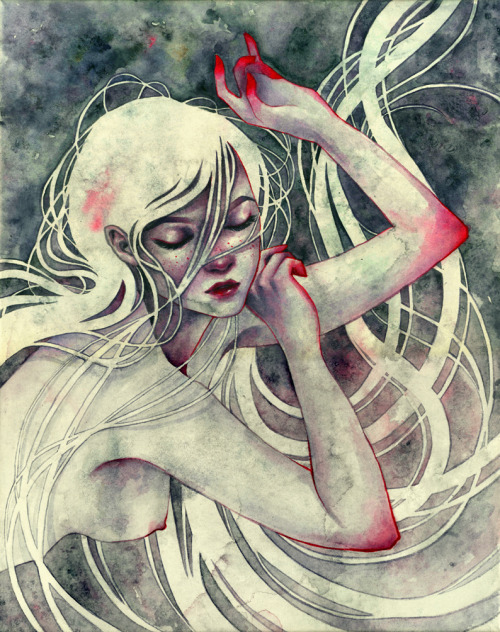 kellymckernan:
“ “Delirium” // Watercolor // 11"x 14" // Kelly McKernan
Prints available here.
”