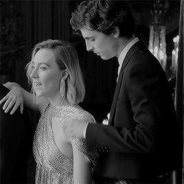 timotheechalmet: Saoirse Ronan and Timothée Chalamet Behind the Scenes of Vanity