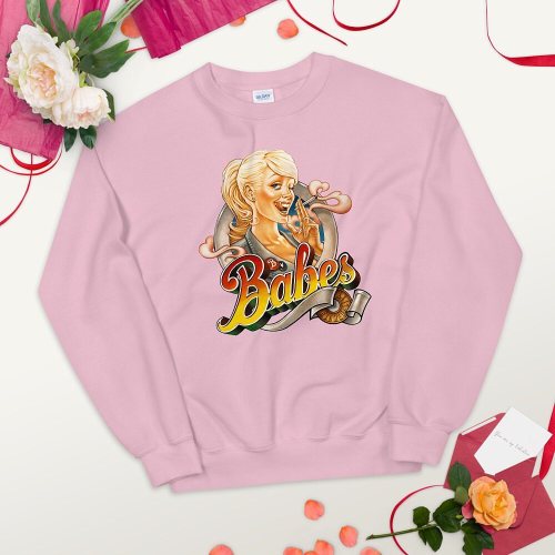 Pink isn’t just a color, it’s an attitude!. . . #BabesPapes #pullover #pinksweater #rosa #Babes #f