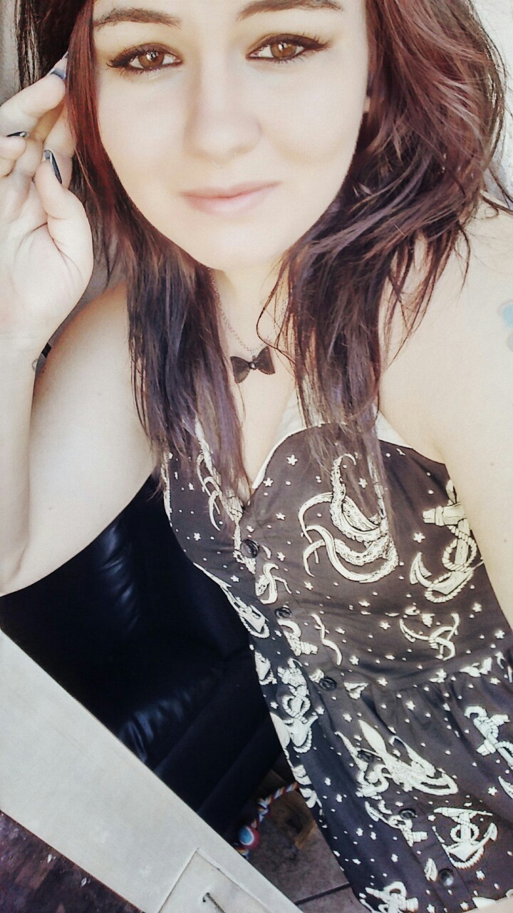 karlidouglas:  Feeling beautiful. First time ever taking pictures in a dress