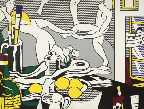 moma-paintings: Artist’s Studio “The Dance”, Roy Lichtenstein, 1974, MoMA: Painting and SculptureGif