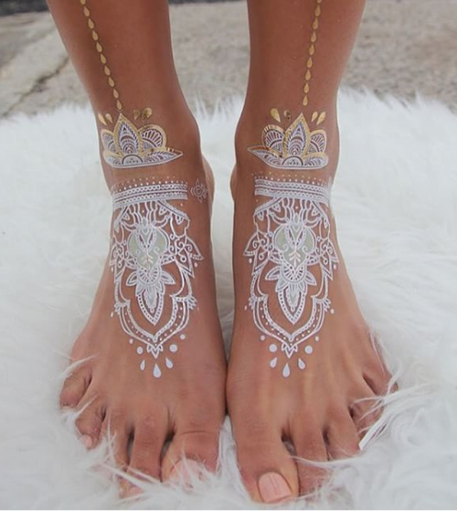 Sex jedavu:      Stunning White Henna Tattoos pictures