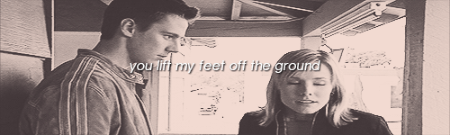 hchickrocks:You lift my feet off the ground You spin me around You make me crazier, crazier Feels li