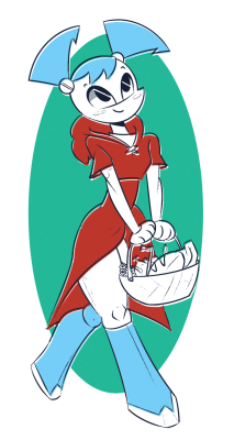 Dabbledraws:  A Couple Very Quick Jenny Requests, One For Her Dressed As Little Red