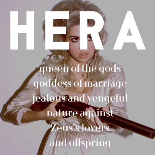 mortaldivine: housewife, beauty queen, homewrecker, idle teenthe archetypes + greek goddesses