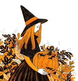 so-goth: heikala: Inktober day 18, Pumpkin