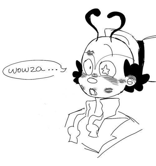 Didn’t Do Many Mr Ring A Ding Drawings Today But I Mustered This Up, I’m Working On My Dbz Oc For