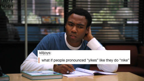 bethanyactually:  Community text posts: the best of Troy Barnes for Lexi @organasoloskywalker. UNENDING HATE <3