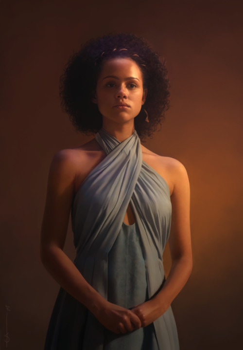 euclase:Missandei, drawn in PS.