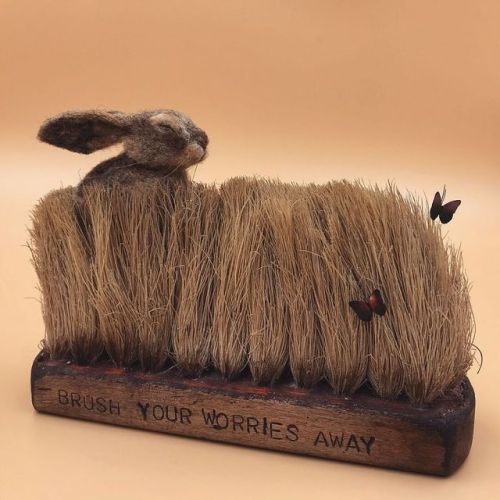 thewightknight: I’m A Needle Felt Artist From A Small Village And I Bring Old Brushes Nobody W