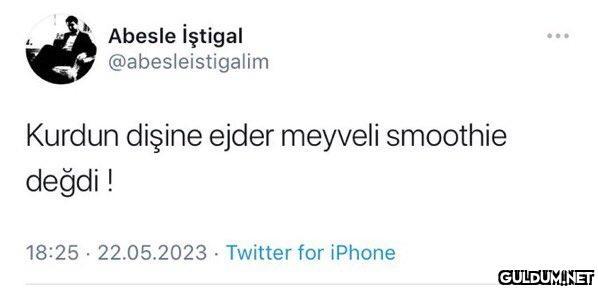 Abesle iştigal...