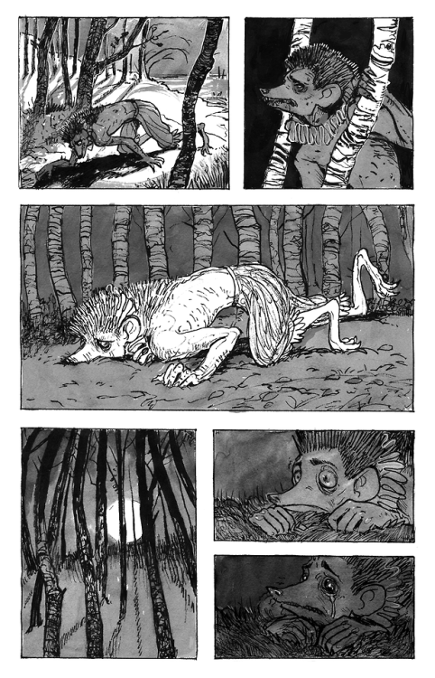 hafunnynot: eeerlenwald: A short, experimental, warm-up comic which is a kind of ‘prelude’ to the ‘p