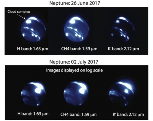 Neptune’s unexpected bright stormA storm complex nearly the size of Earth has been seen in a u