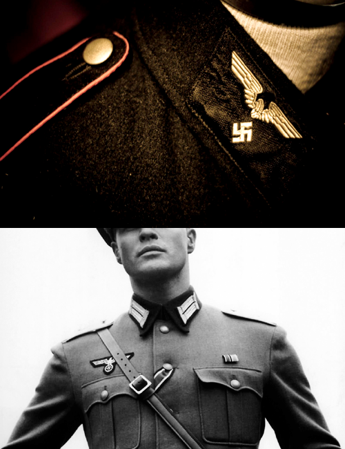 songsofwolves:  HISTORY MEME : (5/8) objects - German WWII S.S. Uniforms by Hugo Boss Hugo Boss founded the company in 1923. The head office is still in Stuttgart, Germany. He went bust in 1930 but in an agreement with his creditors he was able to keep