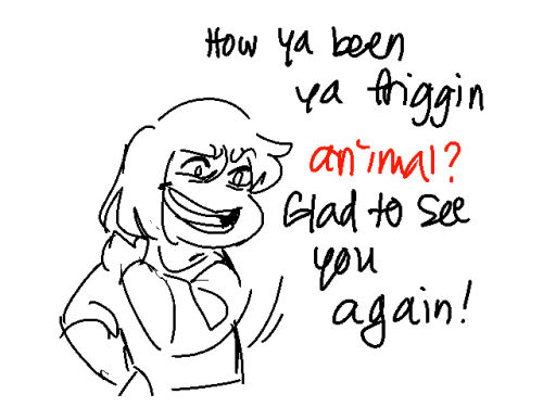 dreemurr-skelememer:aw man how ya been fingers in his ass guy?