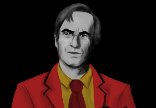 raptorific:  When you realize you wanted to paint the Funny Bad Lawyer before his show ends but you realize “his show ends” is now part of “the foreseeable future”